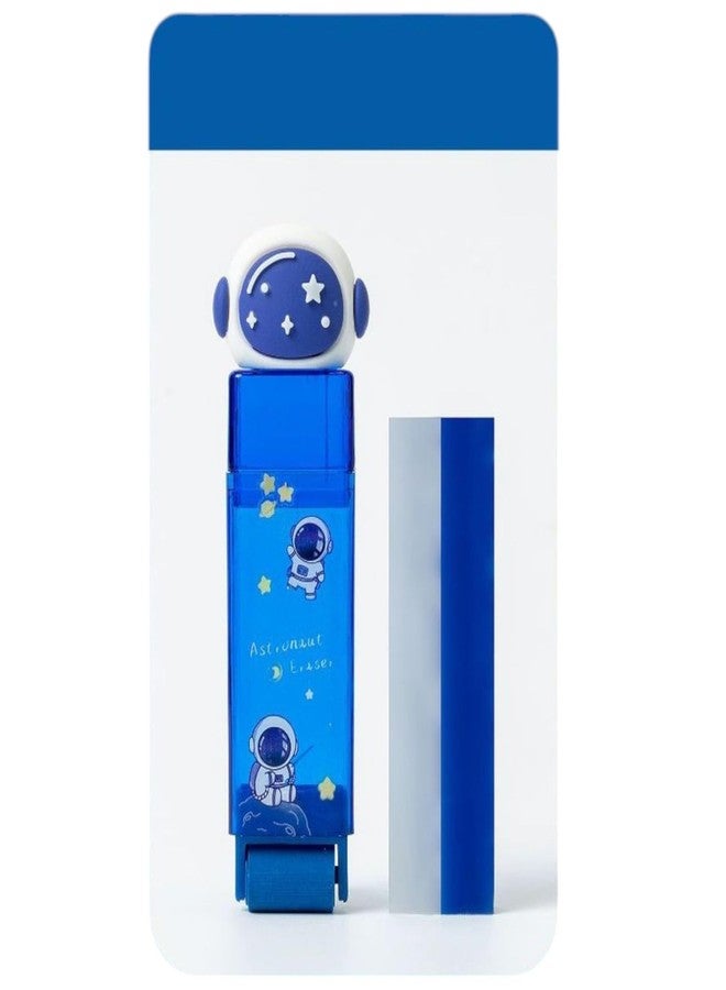 SAMVARDHAN Theme Based Roller Eraser - Cute Retractable Eraser for Kids,Clean & Easy to Use, Stationary Set, Kawaii Rubber Erasers, Fancy Birthday Return Gift,Pack of 1 (Astronaut)